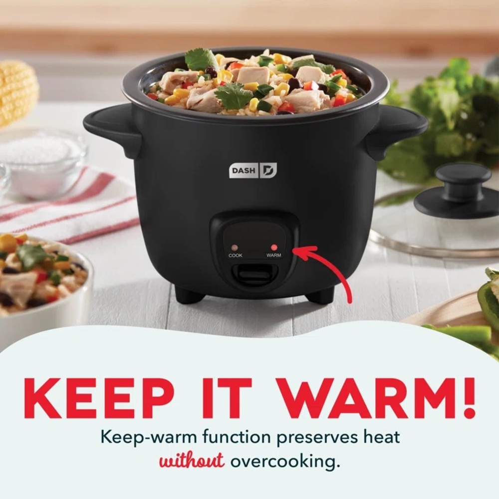 Dash Mini Electric Rice Cooker - Picture 3 of 3